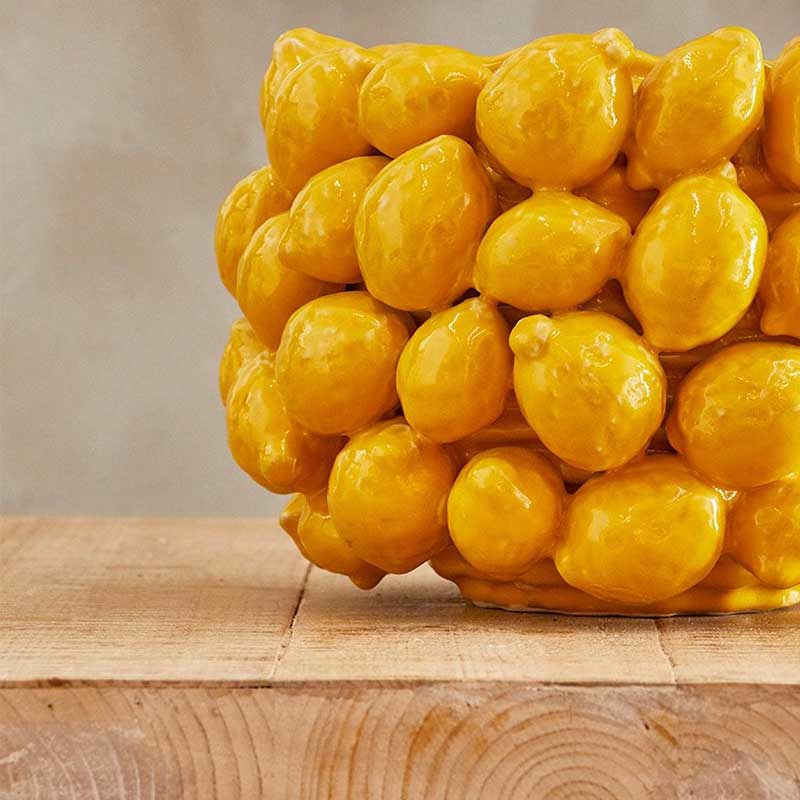 EDG Enzo de Gasperi Vaso Chakra Limoni H22 D31cm 8 EDG Enzo de Gasperi Vaso Chakra Limoni H22 D31cm - immagine 3